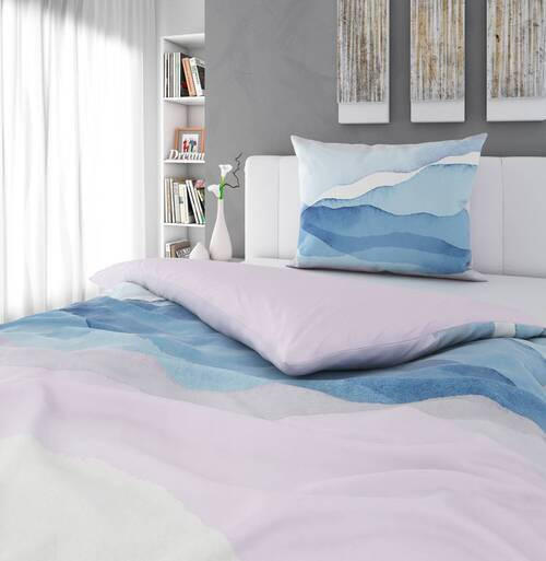 OBOJSTRANNÁ POSTEĽNÁ BIELIZEŇ, satén, viacfarebná, 140/220 cm - viacfarebná, Konventionell, textil (140/220cm) - Esposa