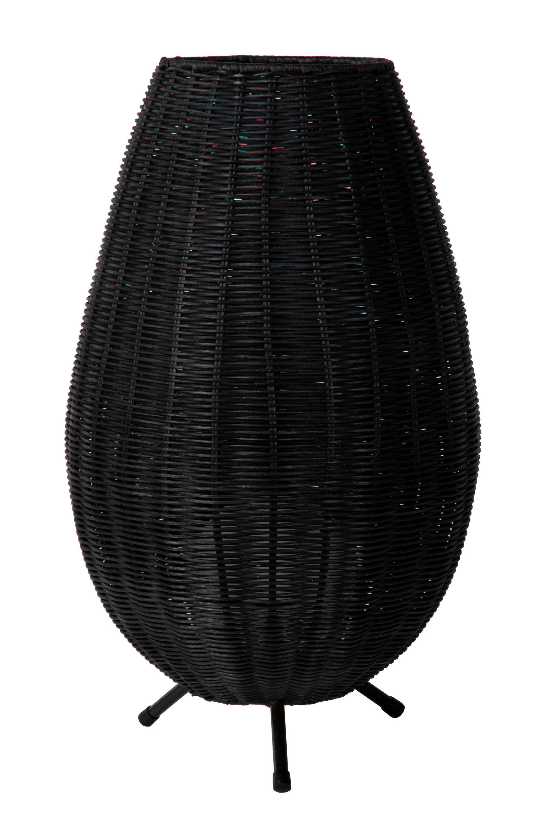 TISCHLEUCHTE COLIN 30/30/50 cm   - Messingfarben/Schwarz, Basics, Naturmaterialien/Metall (30/30/50cm) - Lucide
