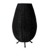 TISCHLEUCHTE COLIN 30/30/50 cm   - Messingfarben/Schwarz, Basics, Naturmaterialien/Metall (30/30/50cm) - Lucide