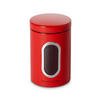 FÖRVARINGSBURK 1,4 l  - röd, Modern, metall (12/18/12cm) - Echtwerk