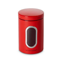 FÖRVARINGSBURK 1,4 l  - röd, Modern, metall (12/18/12cm) - Echtwerk
