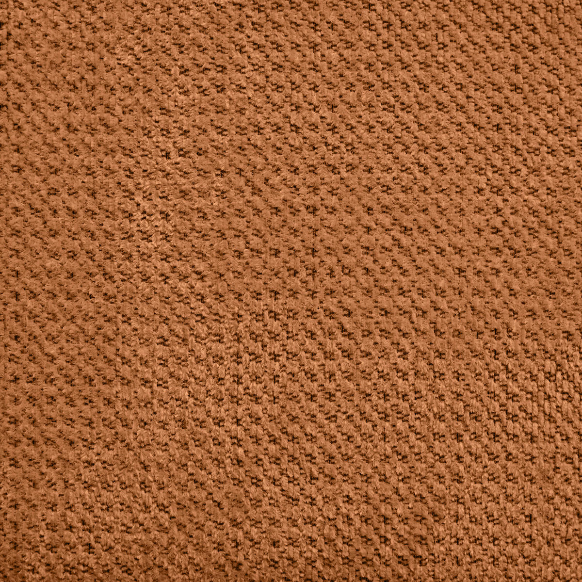 ECKSOFA in Chenille Rostfarben  - Rostfarben/Schwarz, MODERN, Kunststoff/Textil (287/179cm) - Carryhome