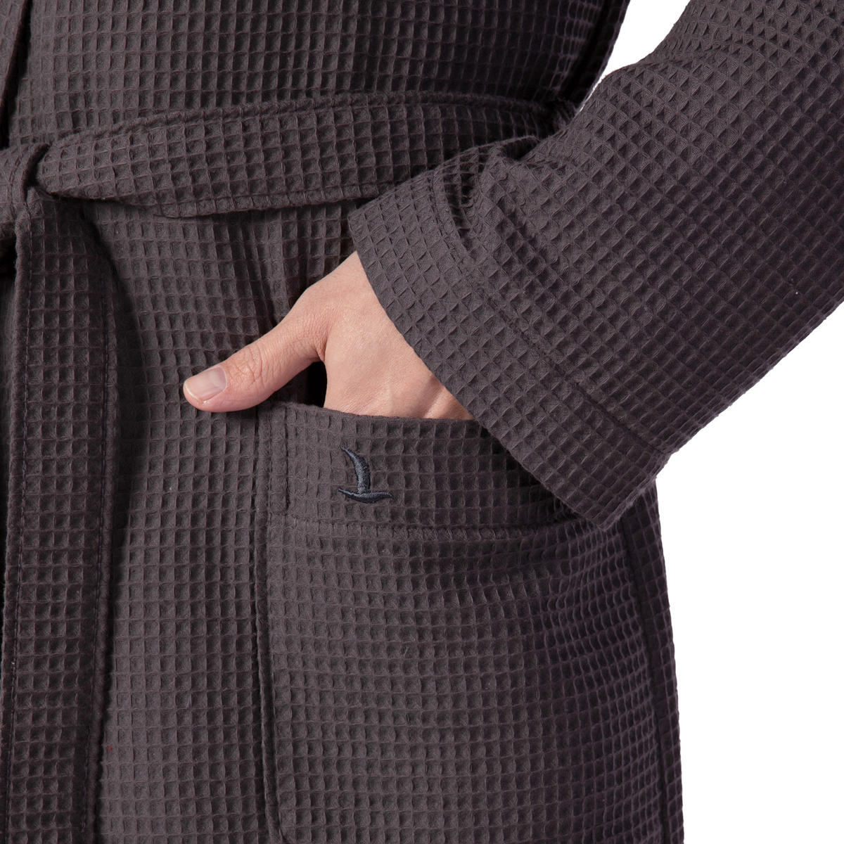 BADEMANTEL 3XL Unisex  - Grau, Basics, Textil (3XLnull) - Moeve