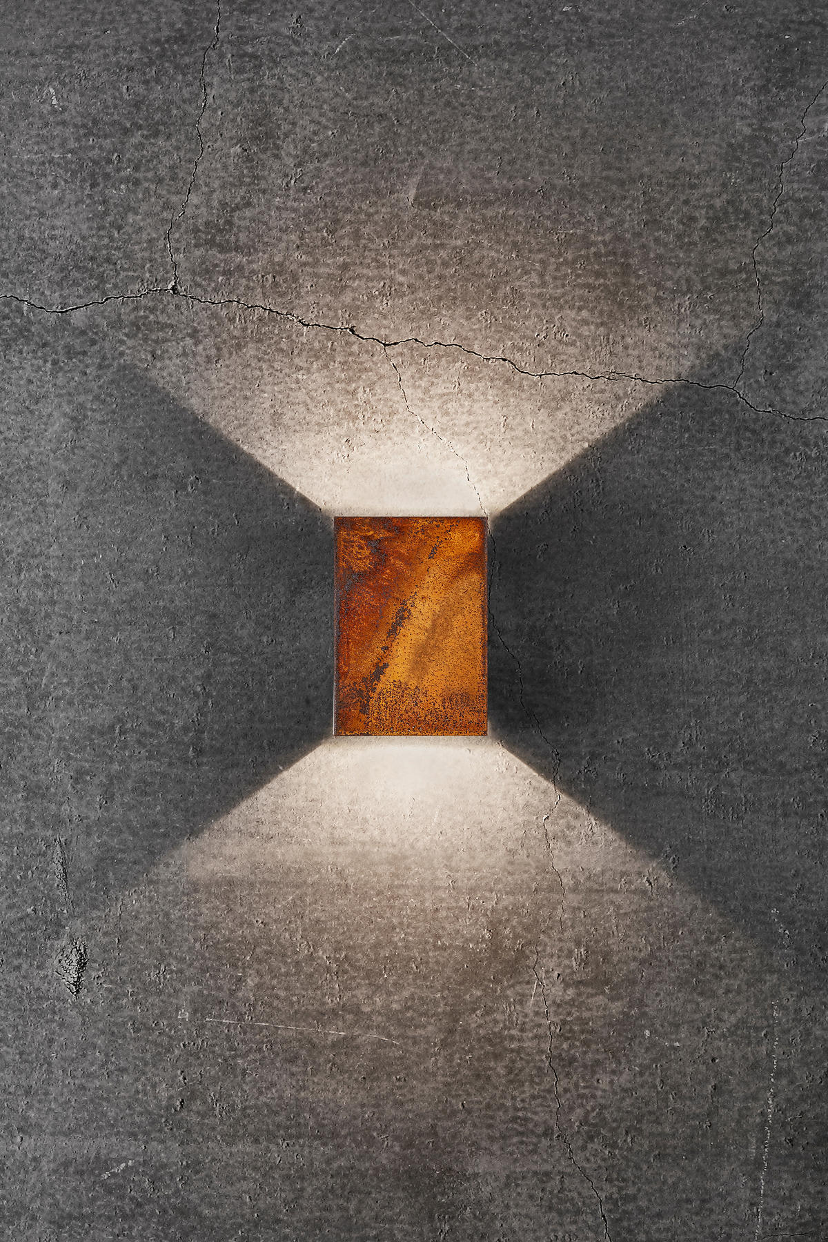 AUßENWANDLEUCHTE 10,5/5/14,8 cm   - Rostfarben, LIFESTYLE, Metall (10,5/5/14,8cm) - Nordlux