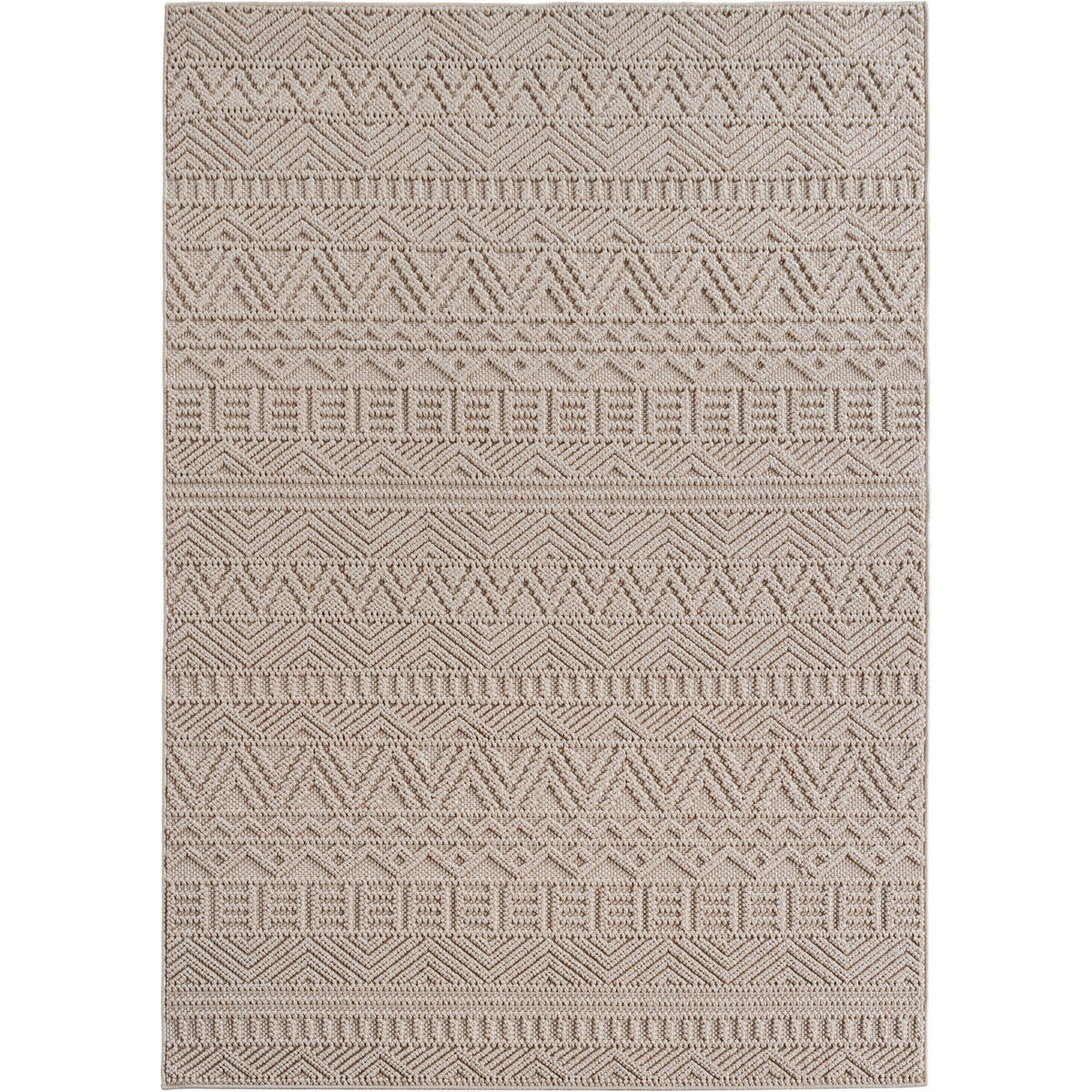 FLACHWEBETEPPICH 200/290 cm HELIX Beige  - Beige, Basics, Kunststoff/Textil (200/290cm) - Novel