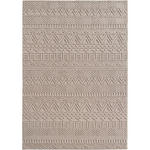 FLACHWEBETEPPICH 60/110 cm HELIX Beige  - Beige, Basics, Kunststoff/Textil (60/110cm) - Novel