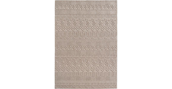FLACHWEBETEPPICH 60/110 cm HELIX Beige  - Beige, Basics, Kunststoff/Textil (60/110cm) - Novel