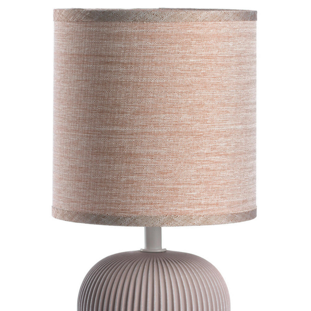 TISCHLEUCHTE 15/28 cm   - Creme, Design, Keramik/Textil (15/28cm)