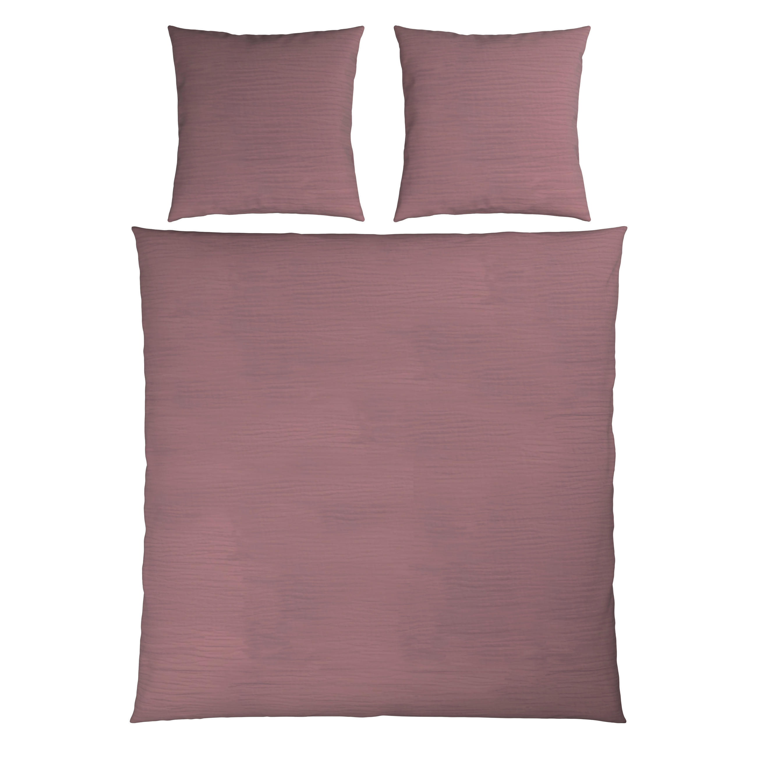 BETTWÄSCHE Musselin 200/200 cm  - Mauve, Textil (200/200cm) - Novel