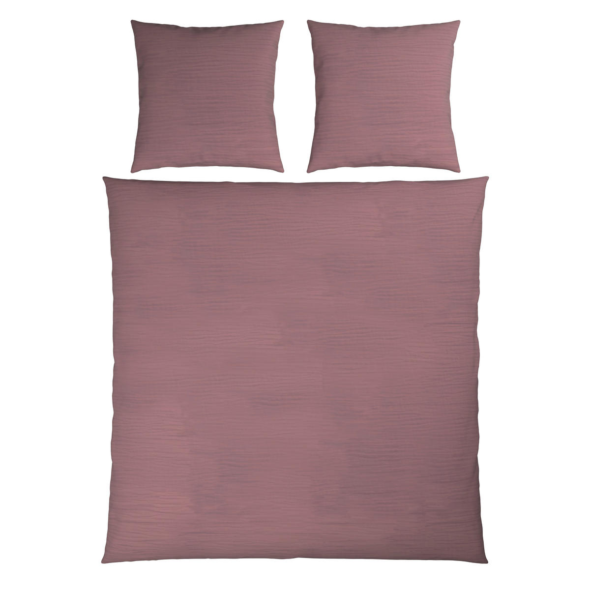 BETTWÄSCHE Musselin 200/200 cm  - Mauve, Textil (200/200cm) - Novel