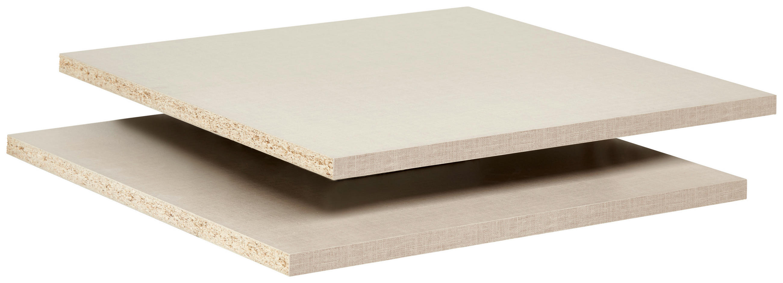 EINLEGEBODENSET 43/1,6/45 cm 2-teilig Grau  - Grau, MODERN, Holzwerkstoff (43/1,6/45cm) - Rauch Möbel