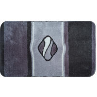 BADTEPPICH Jewel Anthrazit 70/120 cm  - Anthrazit, Basics, Kunststoff/Textil (70/120cm) - Grund