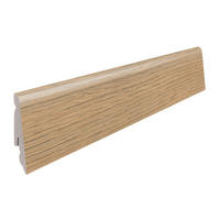 SOCKELLEISTE Eichefarben  - Eichefarben, Basics, Holzwerkstoff (220/1,9/5,8cm) - Living by HARO