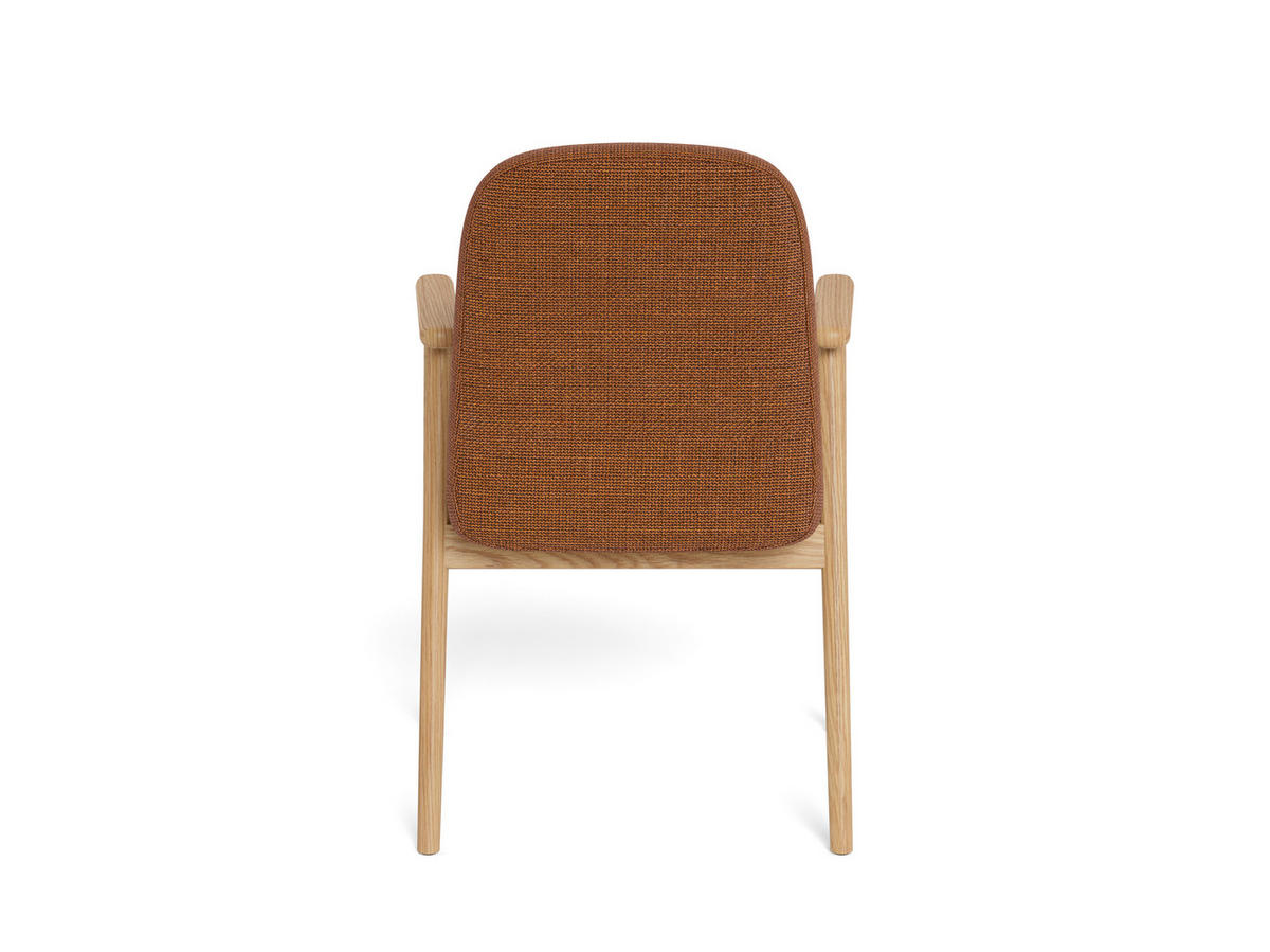 ARMLEHNSTUHL     - Terracotta, MODERN, Holz/Textil (55/88/60,5cm) - MID.YOU