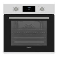 EINBAUBACKOFEN  - Grau, Basics, Glas/Metall (59.5/59.5/57.5cm) - Daewoo