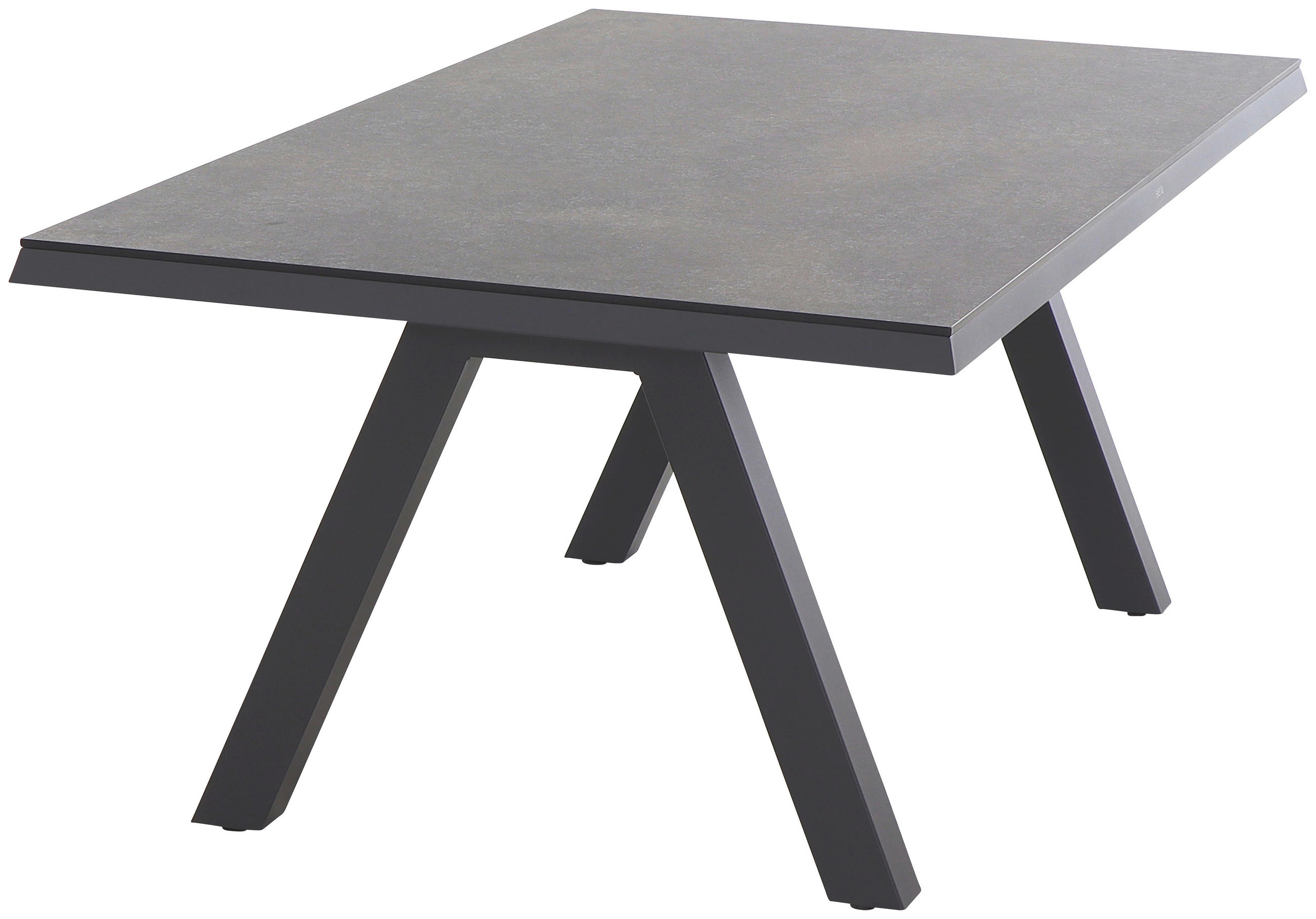 GARTENTISCH 200/100/74 cm Metall rechteckig  - Anthrazit/Graphitfarben, Basics, Kunststoff/Metall (200/100/74cm) - Siena Garden