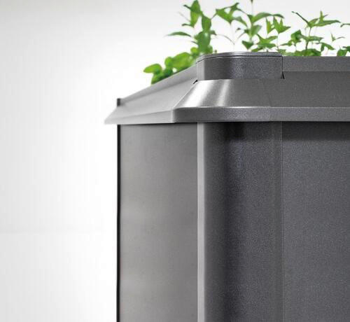 SCHNECKENSCHUTZ  - Dunkelgrau, Design, Metall (201/102cm) - Biohort