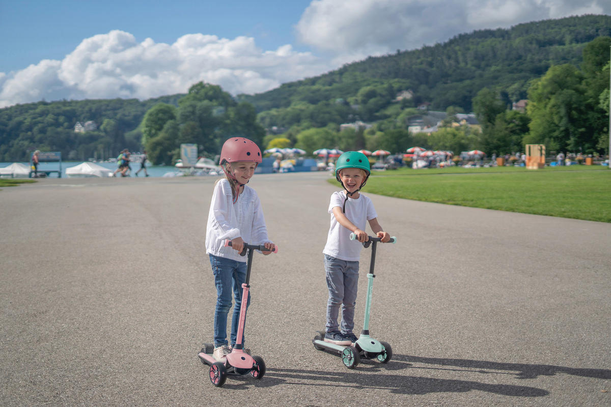 KINDER-E-SCOOTER ONE K E-MOTION 4 PLUS  - Rosa, LIFESTYLE, Kunststoff (62,0/29,0/76,0cm) - GLOBBER