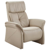 RELAXSESSEL in Leder Beige  - Beige/Schwarz, KONVENTIONELL, Leder/Kunststoff (88/107/91cm) - Himolla Komfortklass