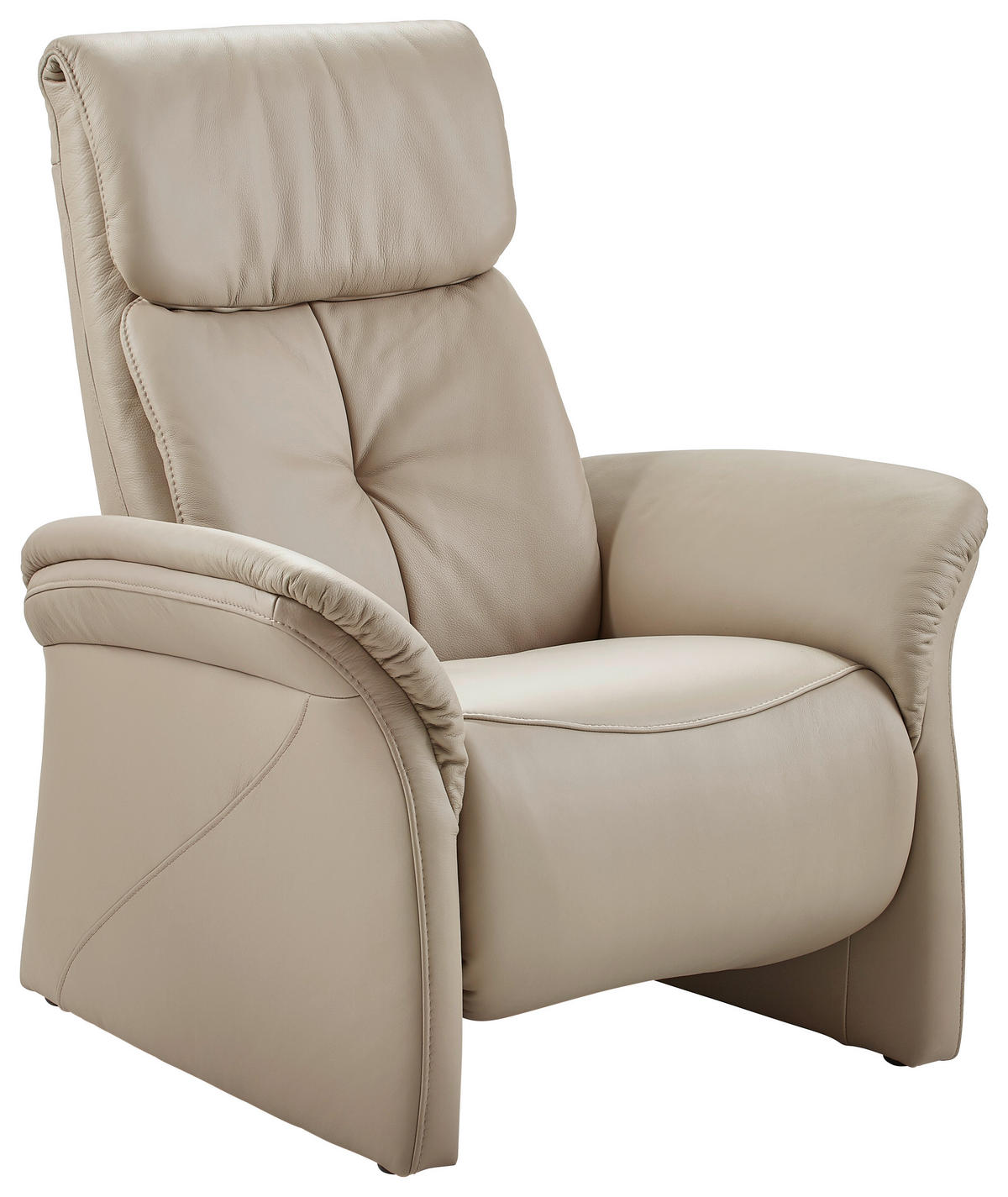 RELAXSESSEL in Leder Beige  - Beige/Schwarz, KONVENTIONELL, Leder/Kunststoff (88/107/91cm) - Himolla Komfortklass