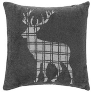 POLŠTÁŘ OZDOBNÝ, 50/50 cm, antracitová - antracitová, Lifestyle, textil (50/50cm) - Landscape
