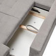 ECKSOFA  in Webstoff Hellgrau  - Hellgrau/Schwarz, KONVENTIONELL, Kunststoff/Textil (162/282cm) - Carryhome