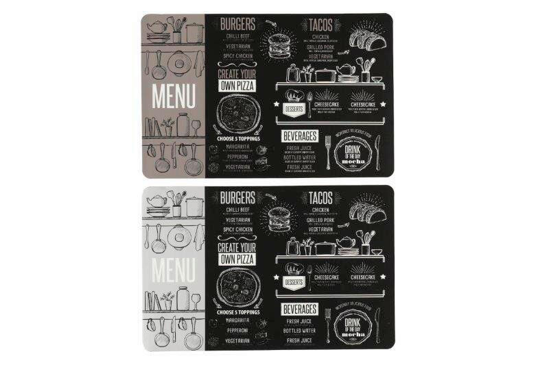 ÉTKEZŐALÁTÉT textil  - többszínű, Basics, textil (43.5/28.5/0.3cm)