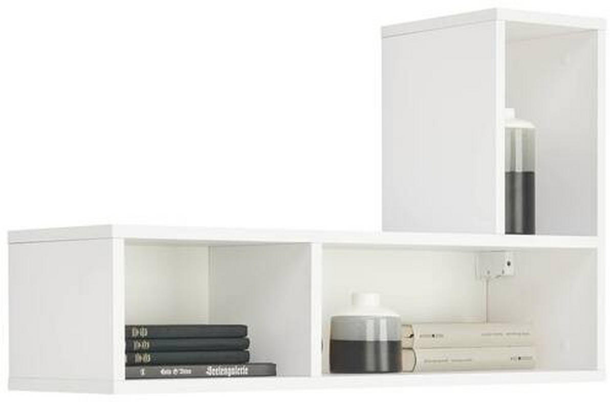 VÄGGHYLLPLAN 80/50/25 cm  - vit, Design, trämaterial (80/50/25cm) - Best Price