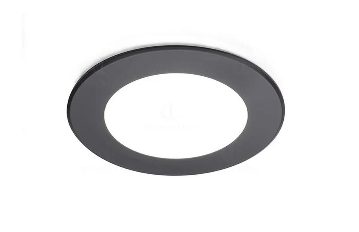UNTERBAULEUCHTE - Schwarz, Basics, Kunststoff (6,8/6,8/8cm) - HKT