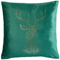 KISSENHÜLLE 45/45 cm  - Grün, KONVENTIONELL, Textil (45/45cm) - X-Mas