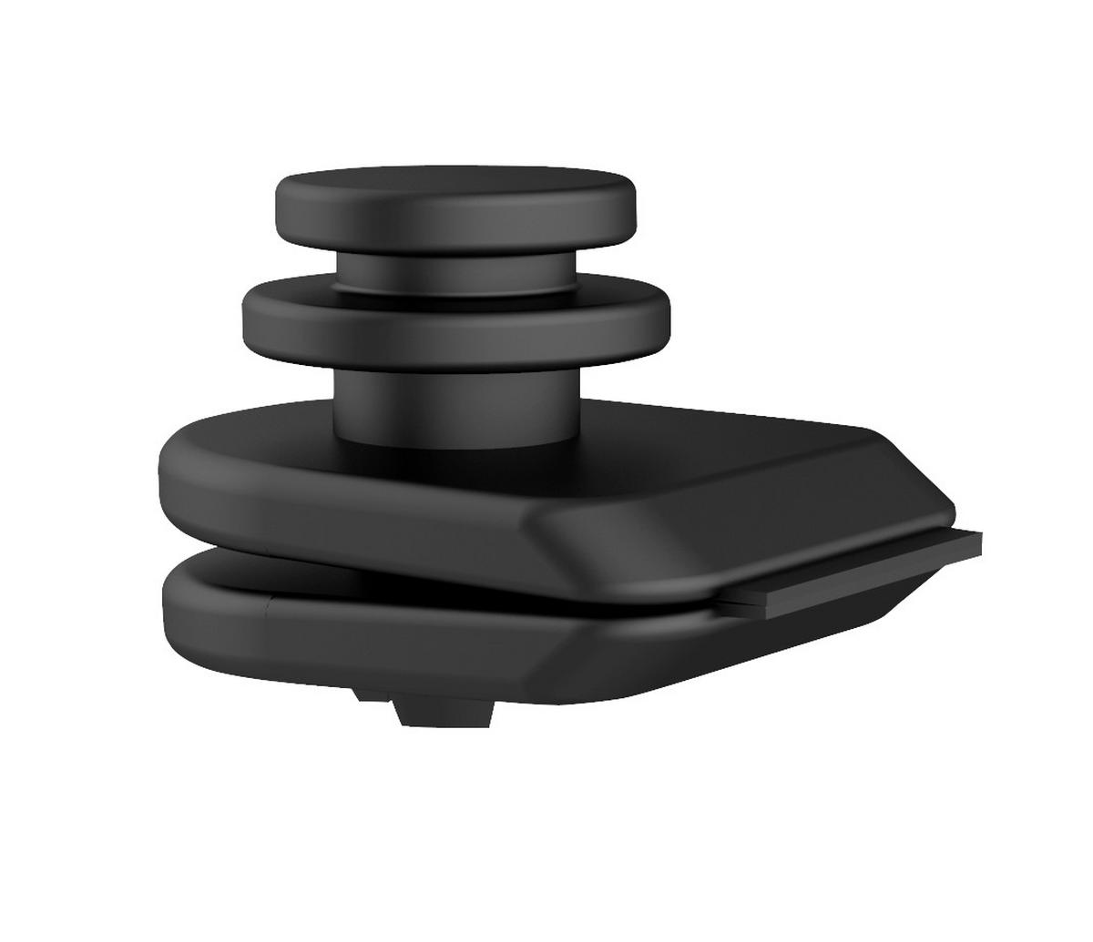 DUSCHVORHANGRINGE JETE  - Schwarz, KONVENTIONELL, Kunststoff (2/3/2cm) - Schöner Wohnen