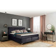 BOXSPRINGBETT 160/200 cm  in Grau  - Schwarz/Grau, Design, Textil/Metall (160/200cm) - Esposa