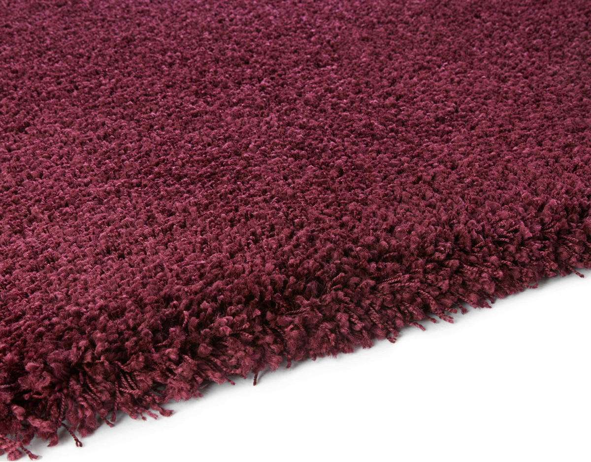 HOCHFLORTEPPICH 80/150 cm Bordeaux rechteckig  - Bordeaux, Basics, Textil (80/150cm) - Novel