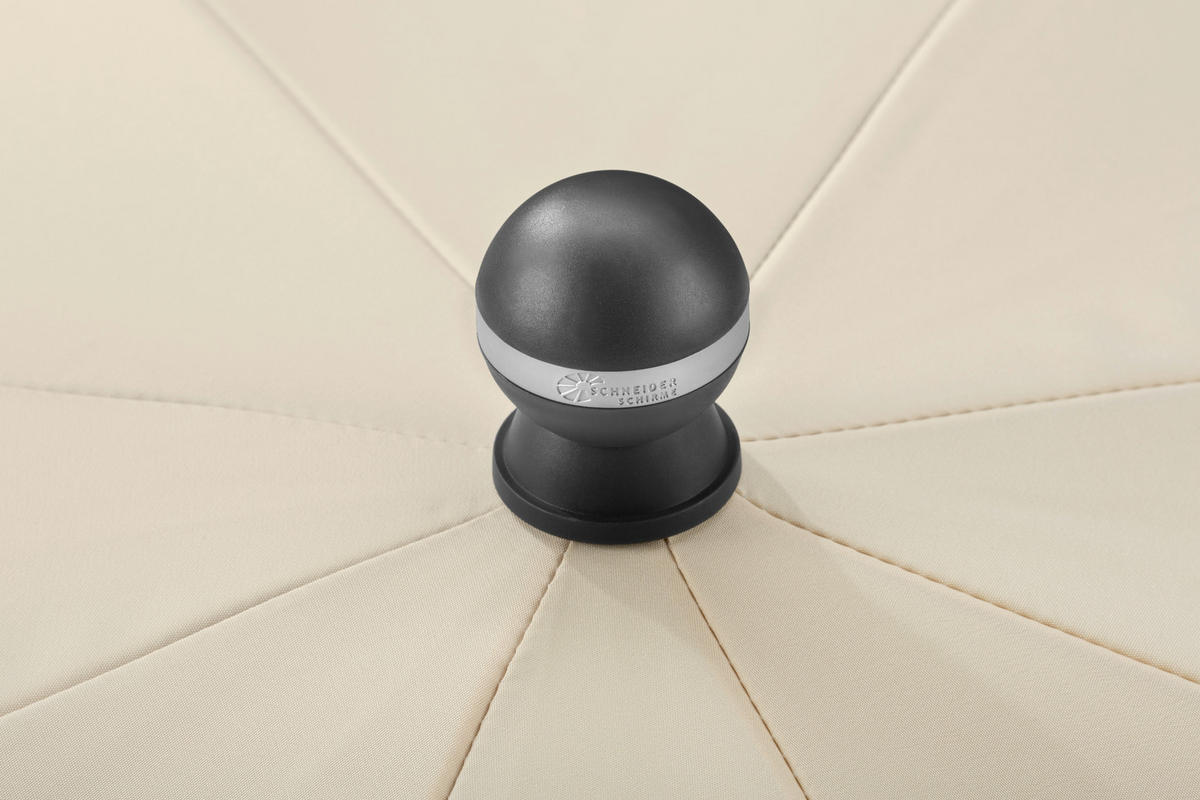 SONNENSCHIRM   - Silberfarben/Naturfarben, Basics, Textil/Metall (220/231/220cm) - Schneider