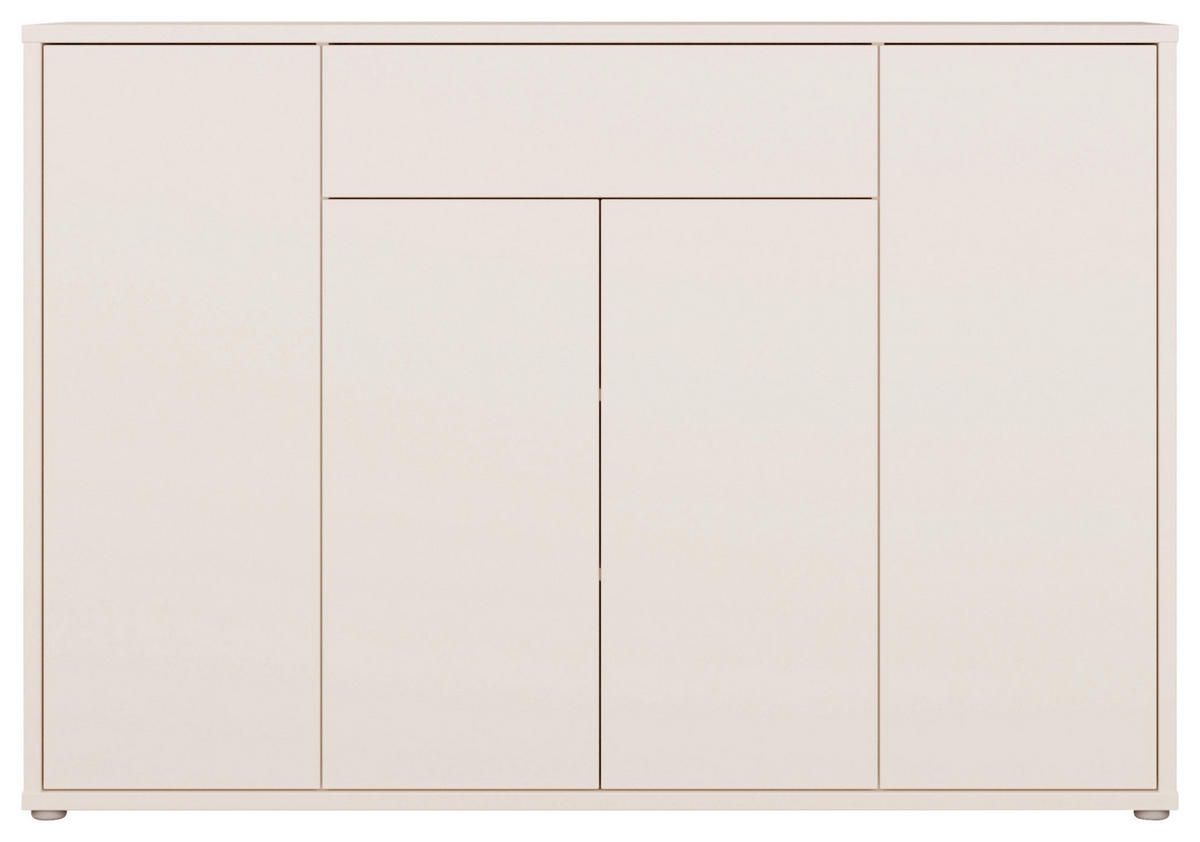 SCHUHSCHRANK Sandfarben  - Sandfarben/Grau, MODERN, Holzwerkstoff/Kunststoff (143,9/99,1/34,9cm) - Carryhome