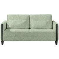 SCHLAFSOFA  in Webstoff Schwarz, Hellgrün  - Schwarz/Hellgrün, Design, Holz/Textil (174/88/104cm) - Niels Andersson