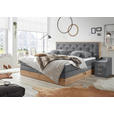 BOXSPRINGBETT 180/200 cm  in Grau, Naturfarben  - Naturfarben/Grau, KONVENTIONELL, Holzwerkstoff/Kunststoff (180/200cm) - Esposa