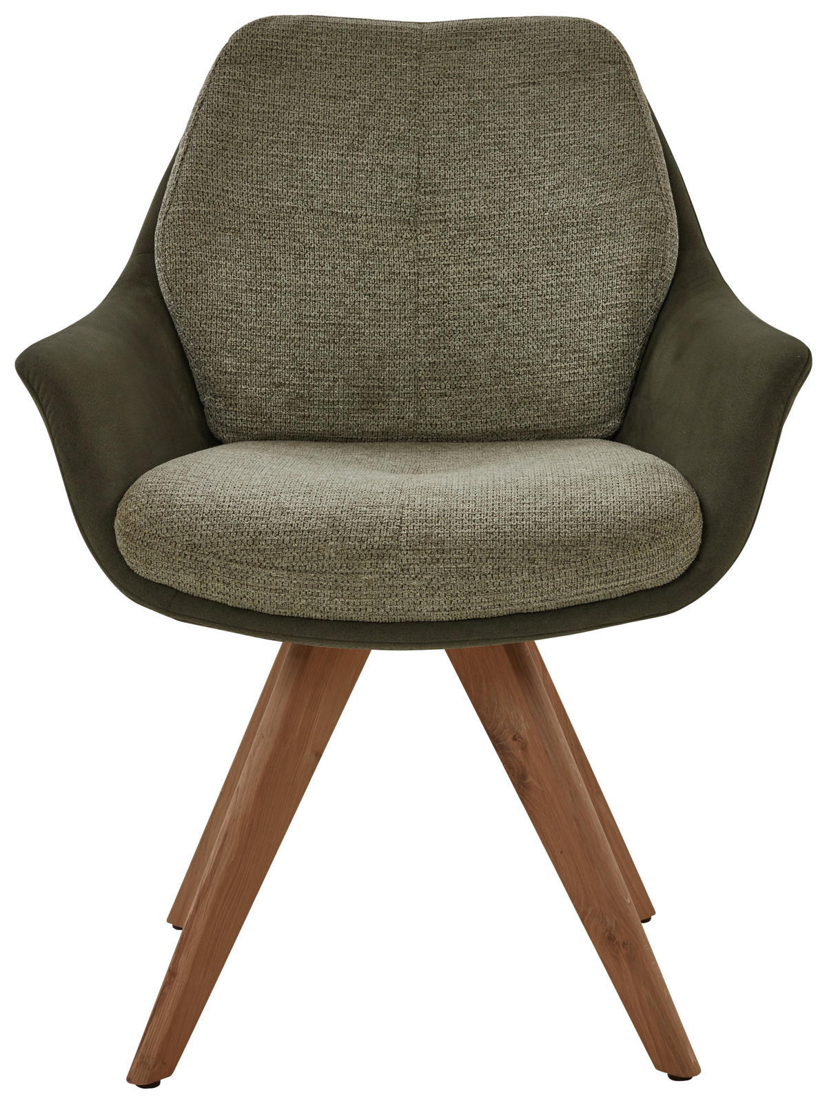 ARMLEHNSTUHL  in Webstoff, Mikrofaser  - Wildeiche/Eichefarben, Design, Holz/Textil (62/83,5/65cm) - Valnatura