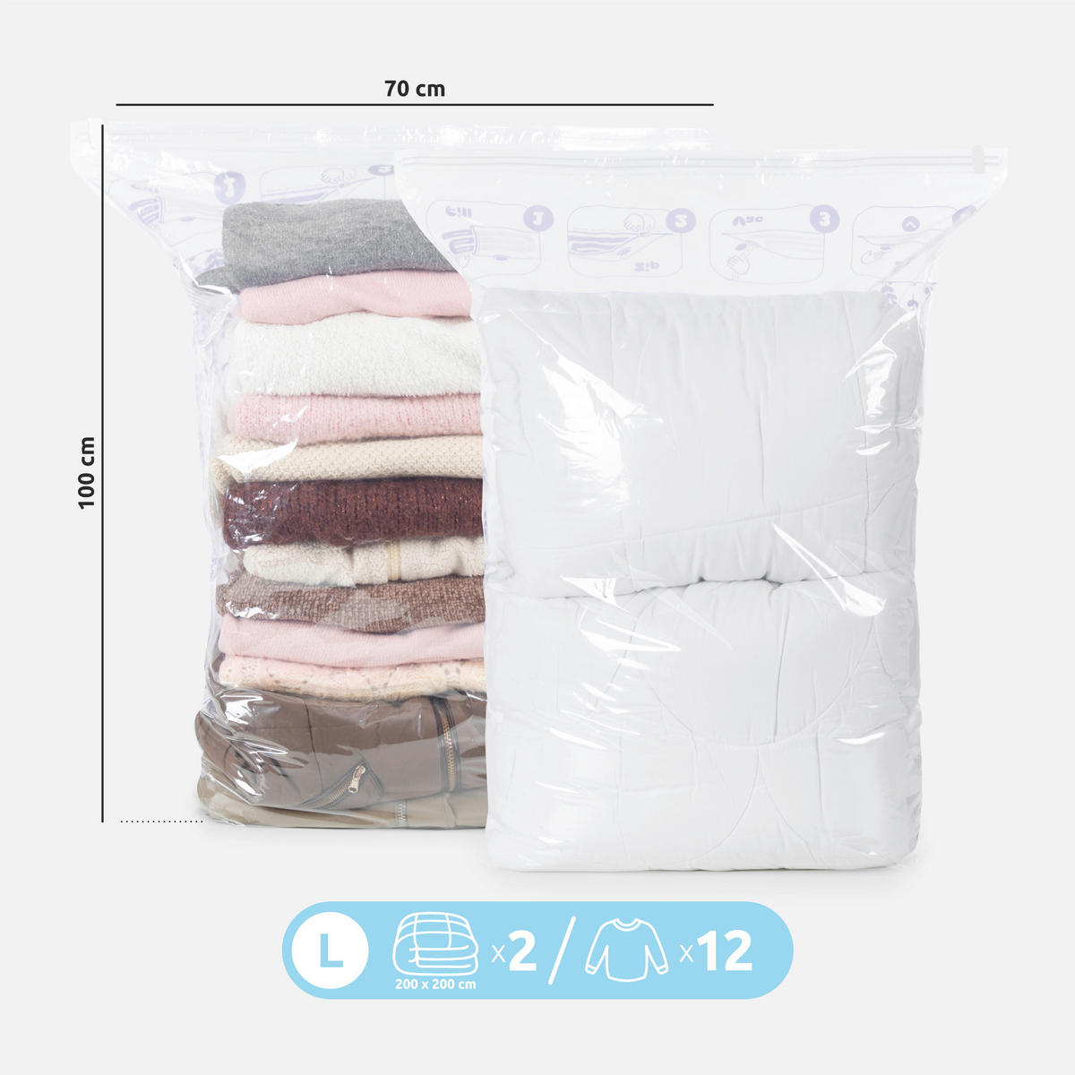 TAŠKA NA USCHOVÁNÍ - šeříková, Lifestyle, plast (70/100cm)