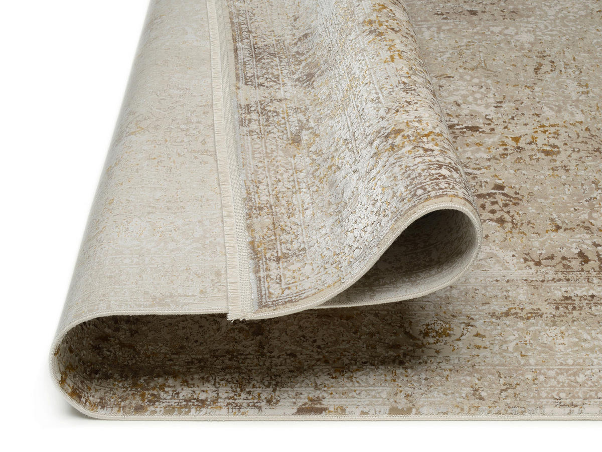 VINTAGE-TEPPICH 140/200 cm Avignon  - Beige/Goldfarben, Design, Textil (140/200cm) - Dieter Knoll