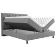 BOXBETT 140/200 cm  in Grau  - Schwarz/Grau, Design, Holz/Holzwerkstoff (140/200cm) - Esposa