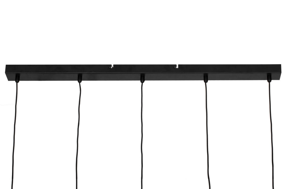 LED-HÄNGELEUCHTE 85/5,5/175 cm   - Eichefarben/Schwarz, Design, Metall (85/5,5/175cm) - Novel