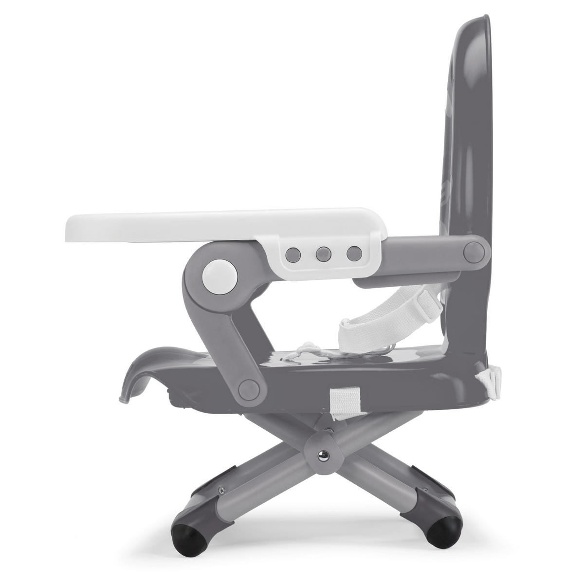 SITZERHÖHUNG POCKET SNACK Grau DARK GREY  - Grau, Basics, Kunststoff (34/49/36cm) - Chicco