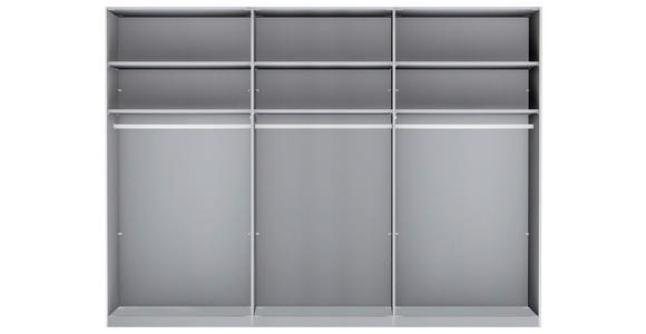 SCHWEBETÜRENSCHRANK 300/236/67 cm 3-türig Champagner - Chromfarben/Champagner, Design, Glas/Holzwerkstoff (300/236/67cm) - Novel