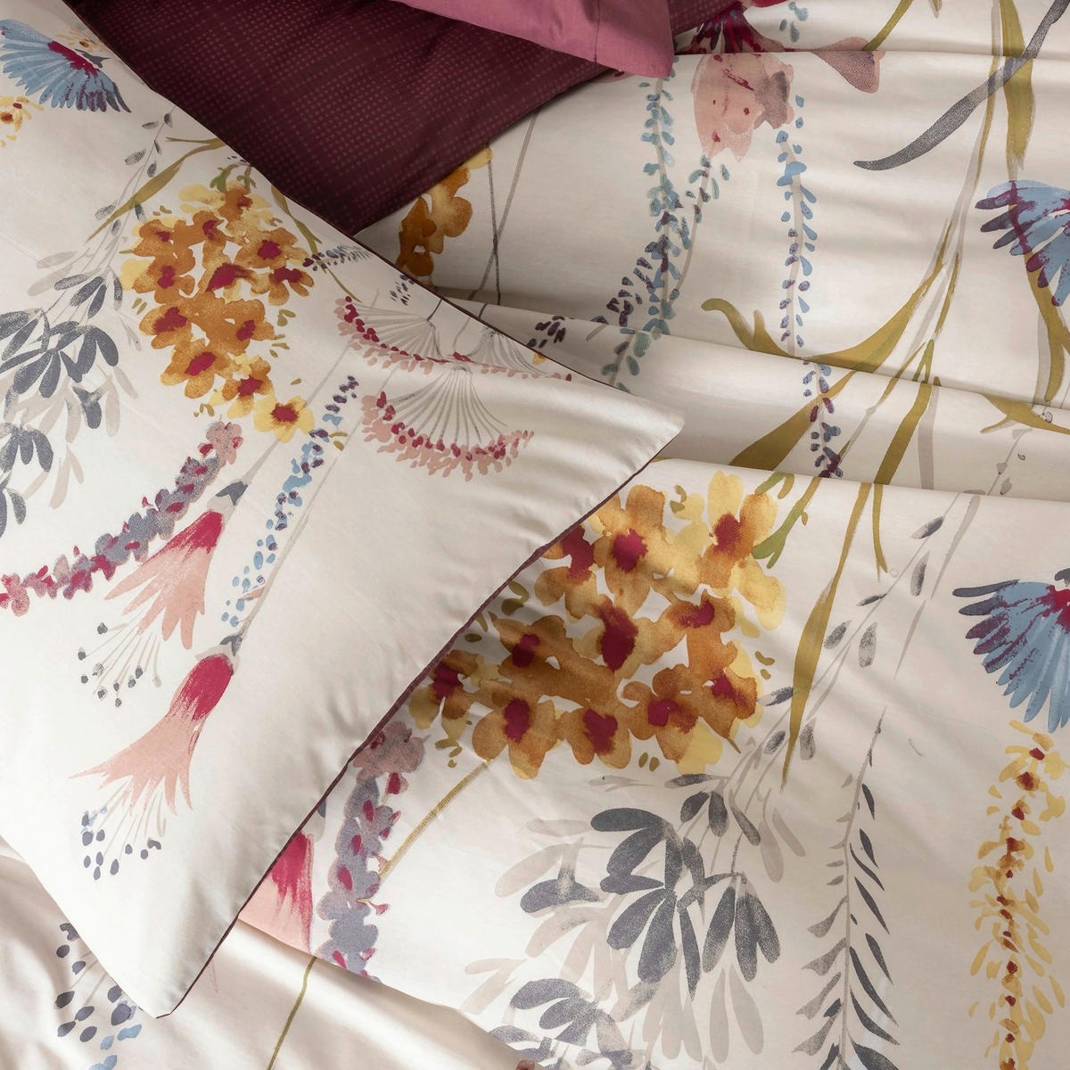 BETTWÄSCHE 155/220 cm  - Rot, Basics, Textil (155/220cm)