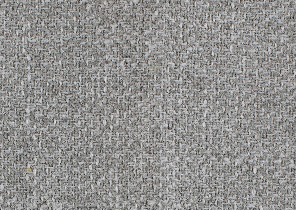 ECKSOFA in Flachgewebe Hellgrau  - Hellgrau/Schwarz, Design, Textil/Metall (250/310cm) - Moderano