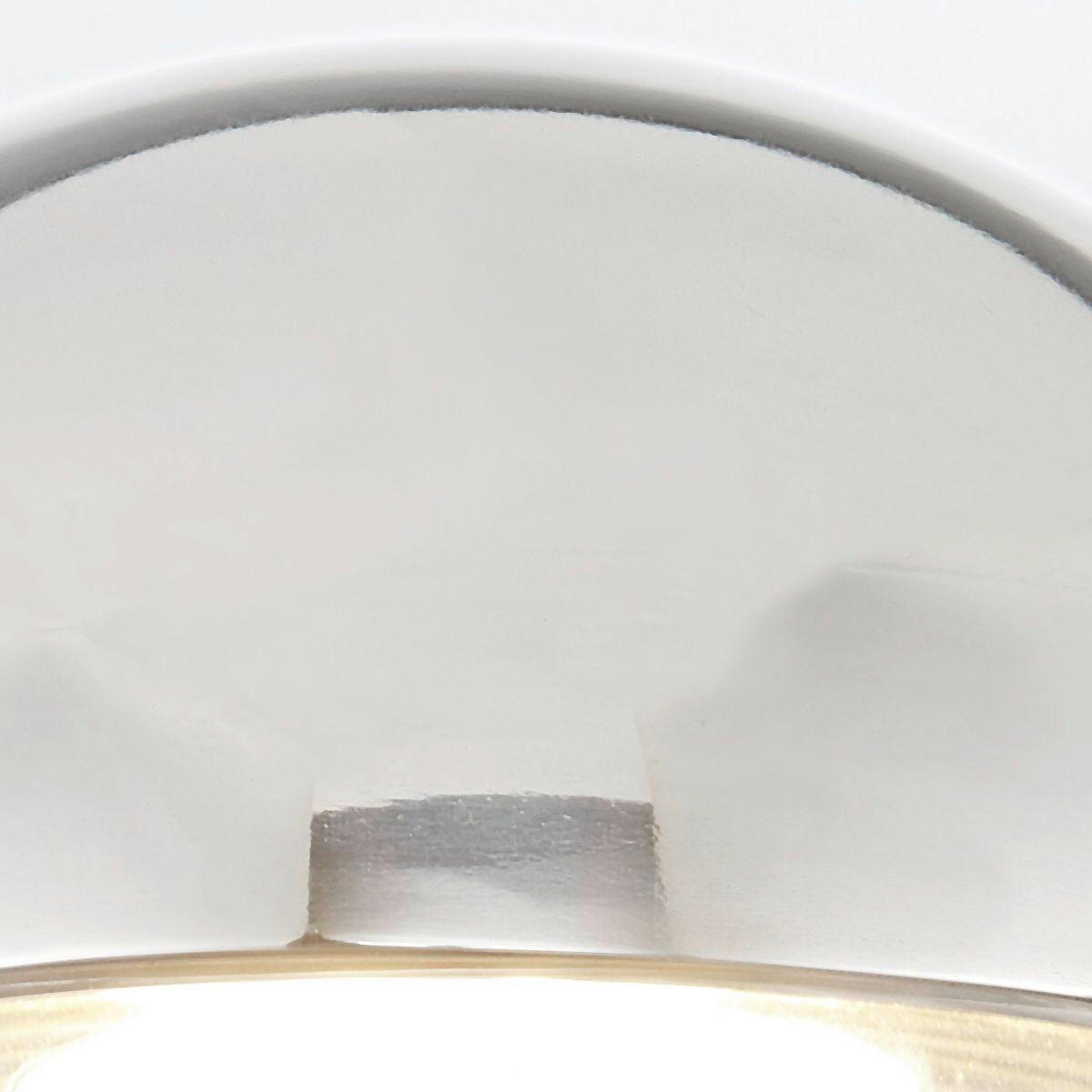 LED-WANDLEUCHTE 14,2/9,5 cm    - Nickelfarben, KONVENTIONELL, Glas/Metall (14,2/9,5cm) - Elstead Lighting