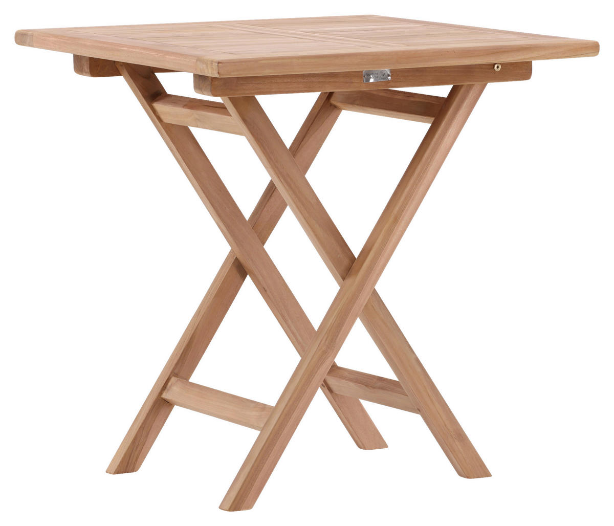 GARTENTISCH 70/70/75 cm  - Teakfarben, KONVENTIONELL, Holz (70/70/75cm) - Gardenson