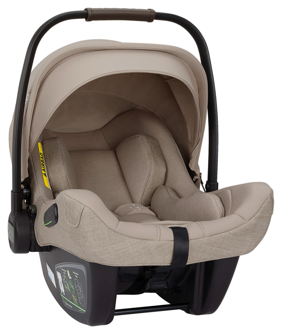 KINDERWAGENSET  Mixx Next Set inkl. Babyschale Pipa Next  Chateau  - Beigebraun, Basics, Kunststoff (60/110/82cm) - Nuna