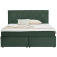 BOXSPRINGBETT 160/200 cm  in Grün  - Schwarz/Grün, Design, Holzwerkstoff/Kunststoff (160/200cm) - Xora